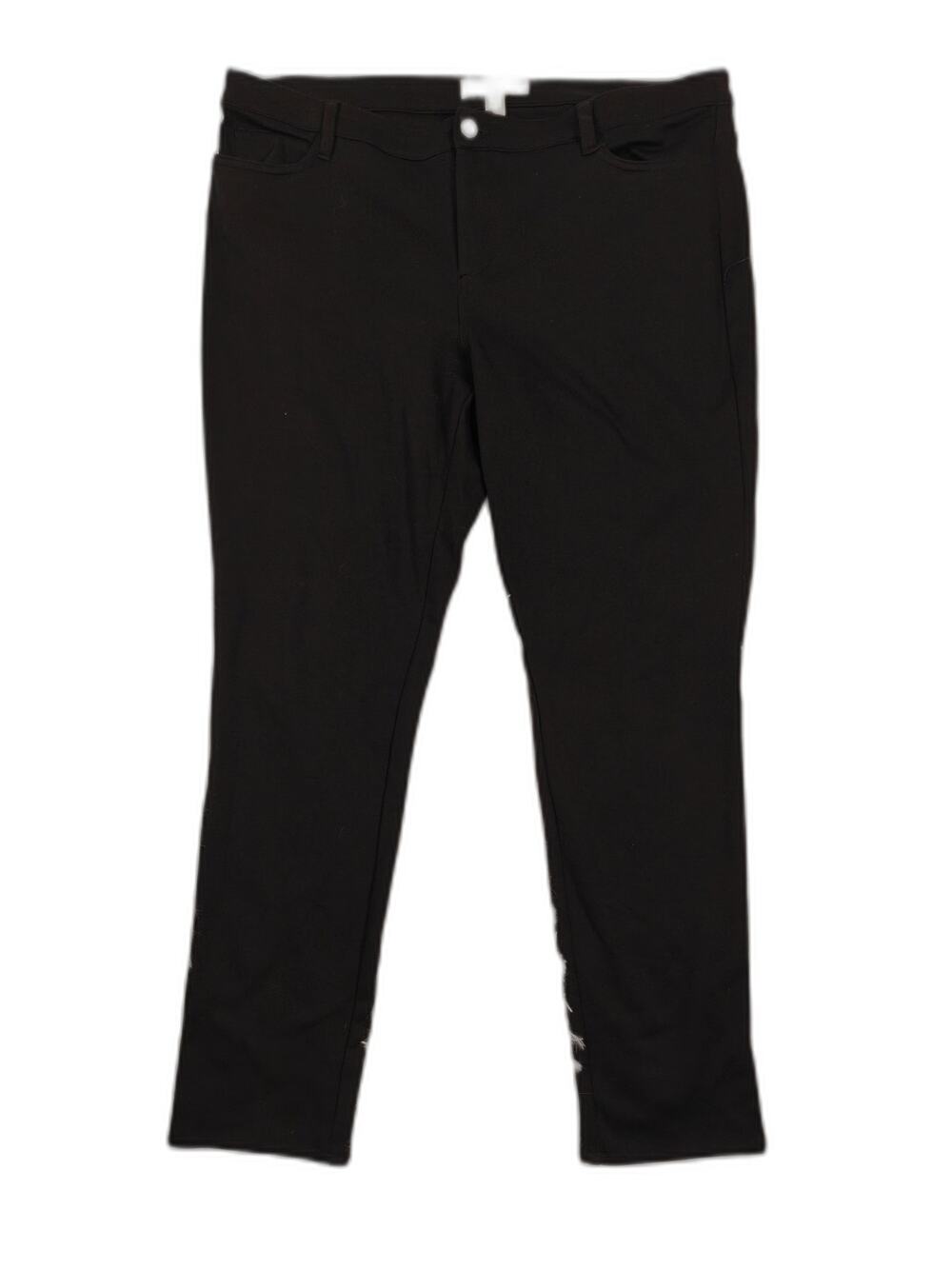 Womens Michael Michael Kors Skinny Pants Black Size 14